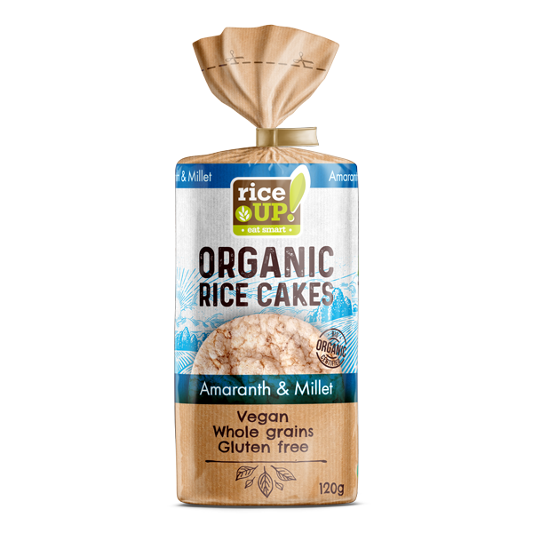 RICE UP! BIO Organic Rice Cakes Amaranth & Millet 120g