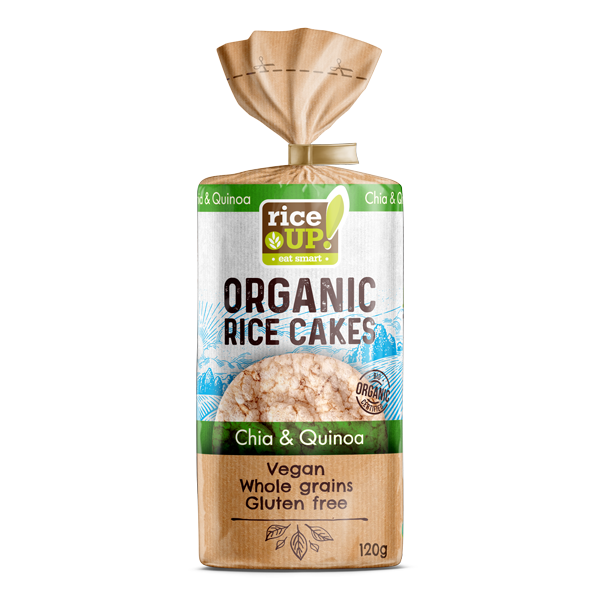 RICE UP! BIO Organic Rice Cakes Chia & Quinoa 120g