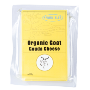 Spring Blue Organic Goat Gouda Cheese 200g